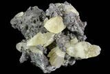 Calcite Crystal Clusters in Dolomite Matrix - Missouri #91116-1